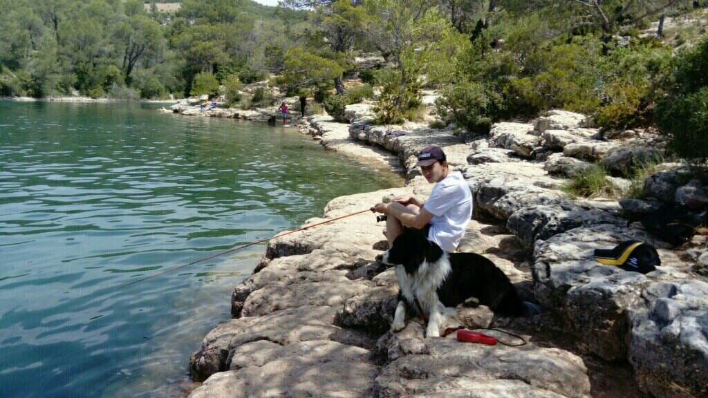 camping pour la pêche dans le verdon