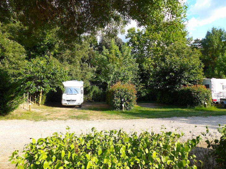 emplacement pour camping-car dans les gorges du verdon